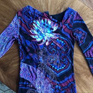 Desigual fun colorful cotton top